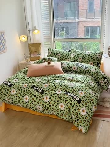 91家纺网 家纺一手货源 找家纺 安莱生活 2022新款60支纯棉三四件套秋冬家用 GOOD菊