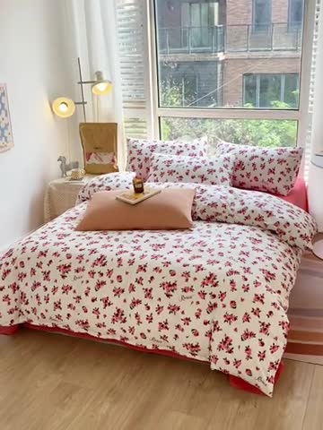 91家纺网 家纺一手货源 找家纺 安莱生活 2022新款60支纯棉三四件套秋冬家用 冬日限定