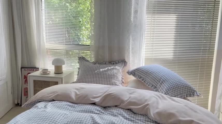 91家纺网 家纺一手货源 找家纺 总时年家纺 2022新款240g亲肤牛奶绒小美好花边款四件套