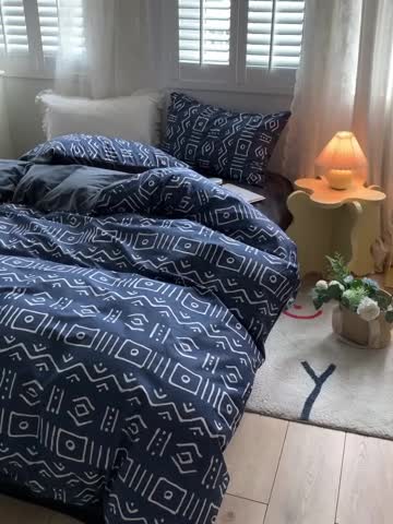 91家纺网 家纺一手货源 找家纺 怡家居 2022秋冬A版棉B版水晶绒四件套 玛雅