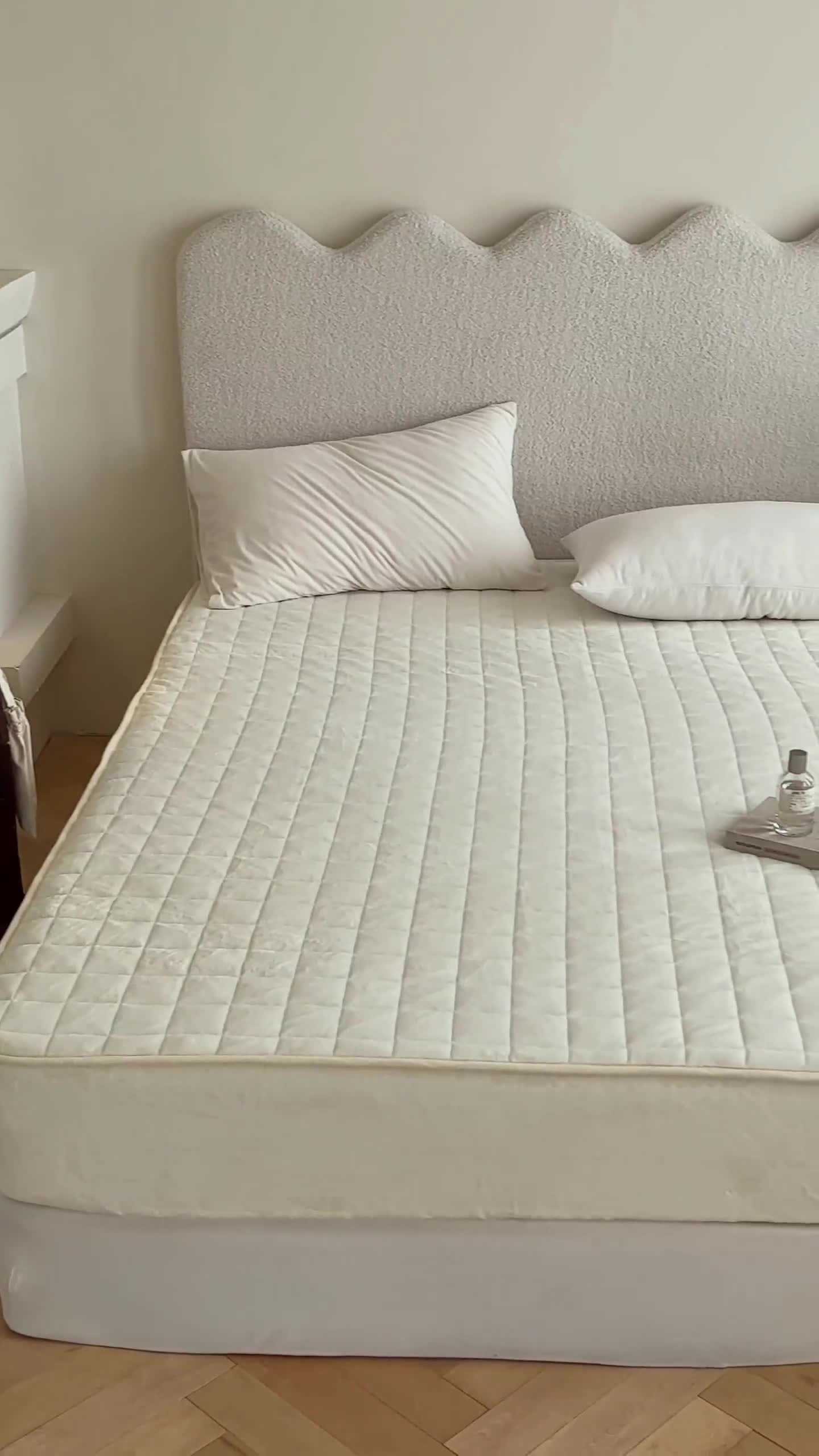 91家纺网 家纺一手货源 找家纺 (总) 三味舒屋 2024新款230g牛奶绒夹棉床笠