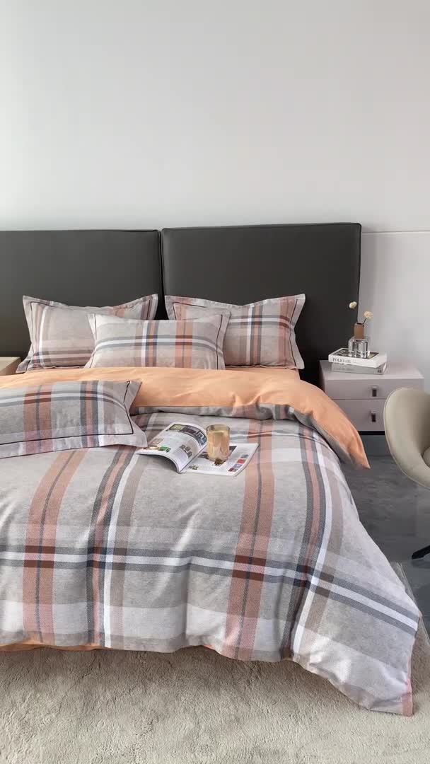 91家纺网 家纺一手货源 找家纺 棉生活  2022新款铂金全棉磨毛系列（AB版设计）简约世界