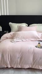 91家纺网 家纺一手货源 找家纺 （总）沐白家纺 2022牛奶绒四件套-玉铃兰