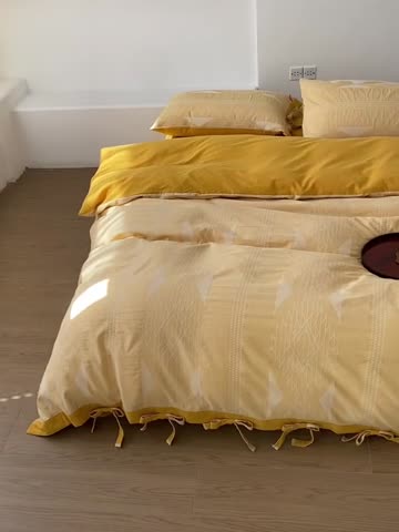 91家纺网 家纺一手货源 找家纺 总 安莱生活2023四季款棉刺子大提花波西米亚风名族风四件套