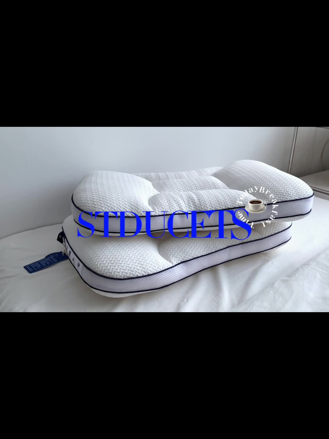 91家纺网 家纺一手货源 找家纺 （总）觉物 2022新款3D大豆分区护颈枕头枕芯