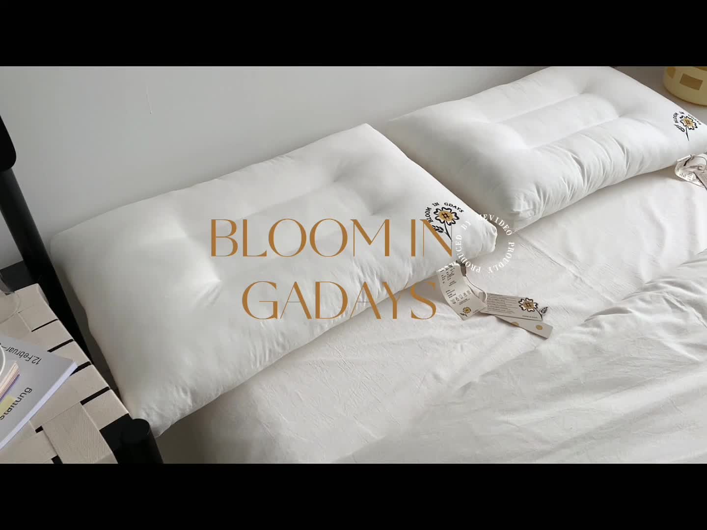 91家纺网 家纺一手货源 找家纺 （总）觉物 2022新款全棉无染原棉民宿枕芯-花开的日子