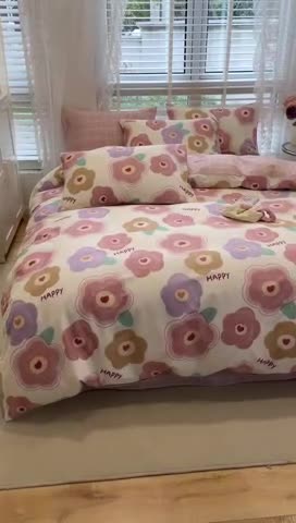 91家纺网 家纺一手货源 找家纺 晨希2023年新款全棉花卉印花简约款多规格四件套 格调花