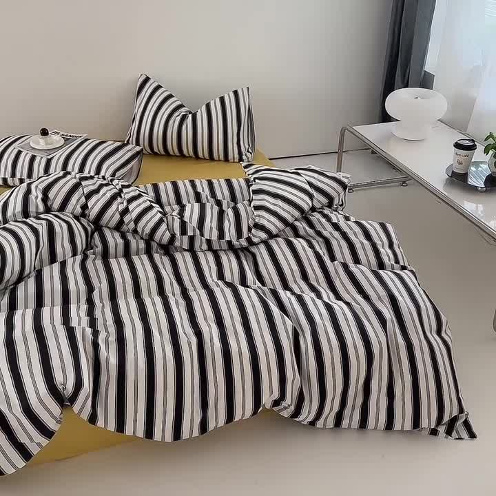 91家纺网 家纺一手货源 找家纺 怡家居 2022新款直播供货全棉印花四件套一 曙目