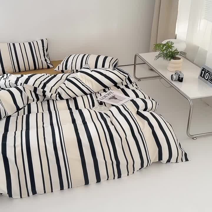 91家纺网 家纺一手货源 找家纺 怡家居 2022新款直播供货全棉印花四件套三 夜语