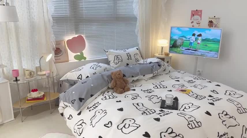 91家纺网 家纺一手货源 找家纺 （总）昔可 2023新款全棉卡通系列四件套