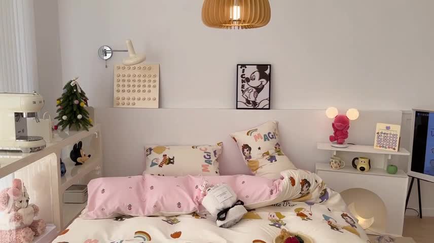 91家纺网 家纺一手货源 找家纺 昔可家纺 2023新款迪士尼系列全棉四件套 七个小矮人