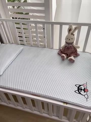 91家纺网 家纺一手货源 找家纺 宅部落 2023新款凉感豆豆儿童凉席 哈士奇-蓝