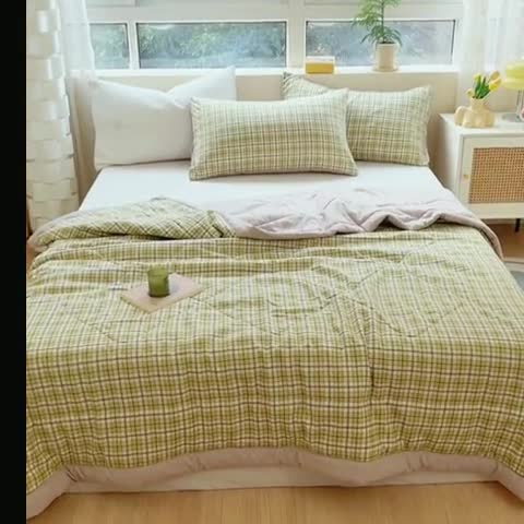 91家纺网 家纺一手货源 找家纺 （总）慕尚 2025新款无印风夏被