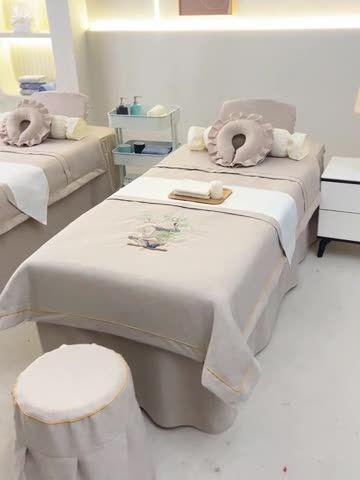 91家纺网 家纺一手货源 找家纺 莉人坊 2023新款棉麻佳颜小鹿 床罩 佳颜小鹿 驼色