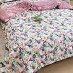 91家纺网 家纺一手货源 找家纺 一米阳光 2023新款纯棉蕾丝豆豆被被子被芯 苏蕾