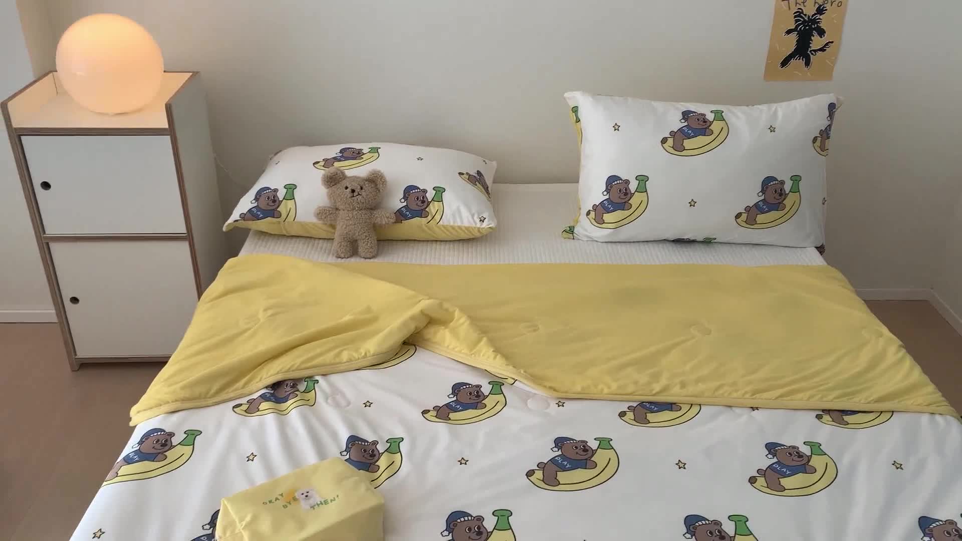 91家纺网 家纺一手货源 找家纺 （总）星期八 2023新款针织棉卡通夏被被子被芯