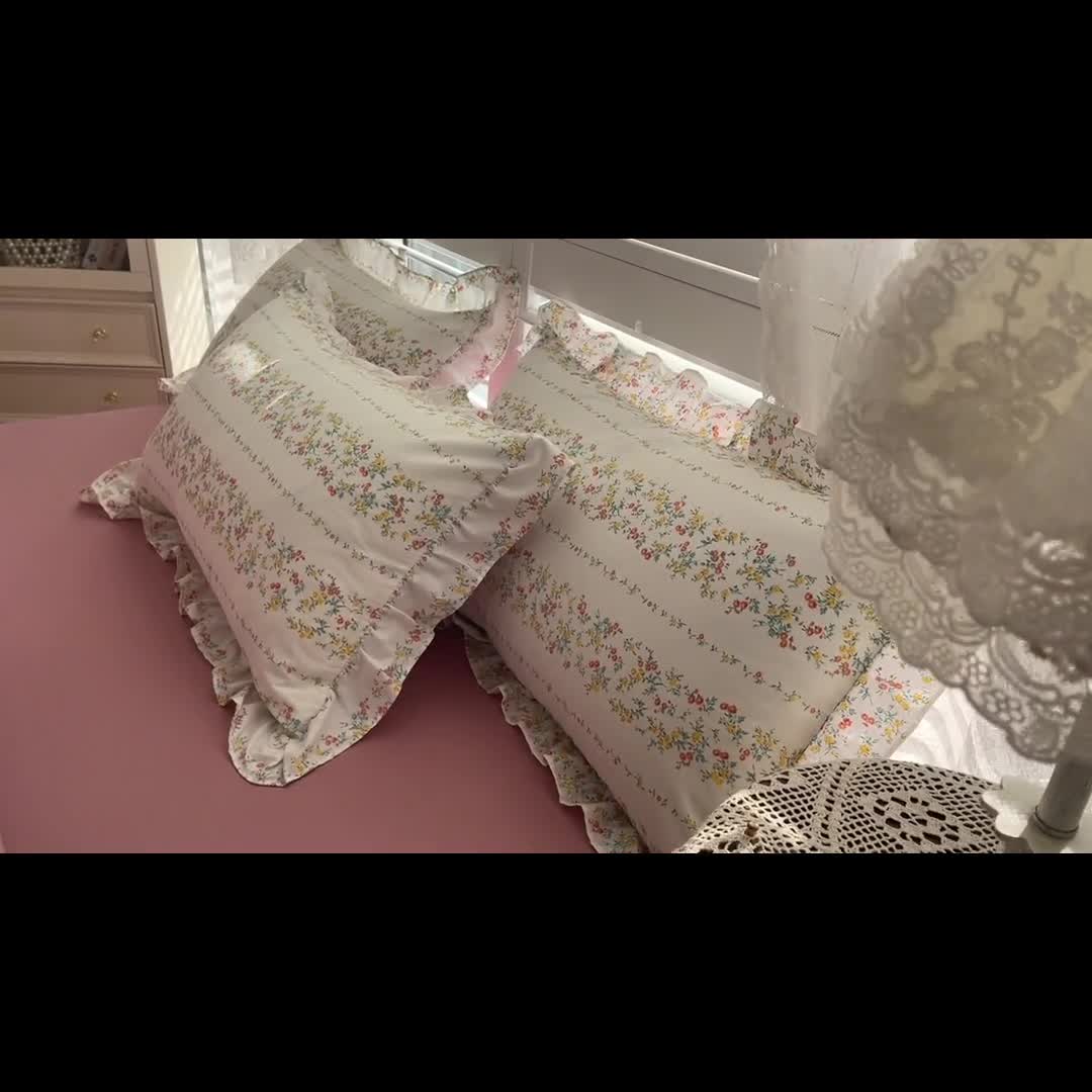 91家纺网 家纺一手货源 找家纺 潮邦 2025新款13372全棉韩式花卉四件套【含买家秀】 心弦