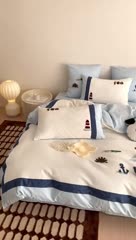 91家纺网 家纺一手货源 找家纺 星野 2023春夏新品棉第三波四件套 海洋汪