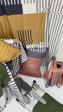 91家纺网 家纺一手货源 找家纺 榻尚 2024新款竹纤维印花夏凉席三件套 元素咖