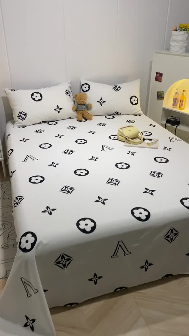 91家纺网 家纺一手货源 找家纺 简宜家居 2023新款全棉A版卡通印花床单 小时代