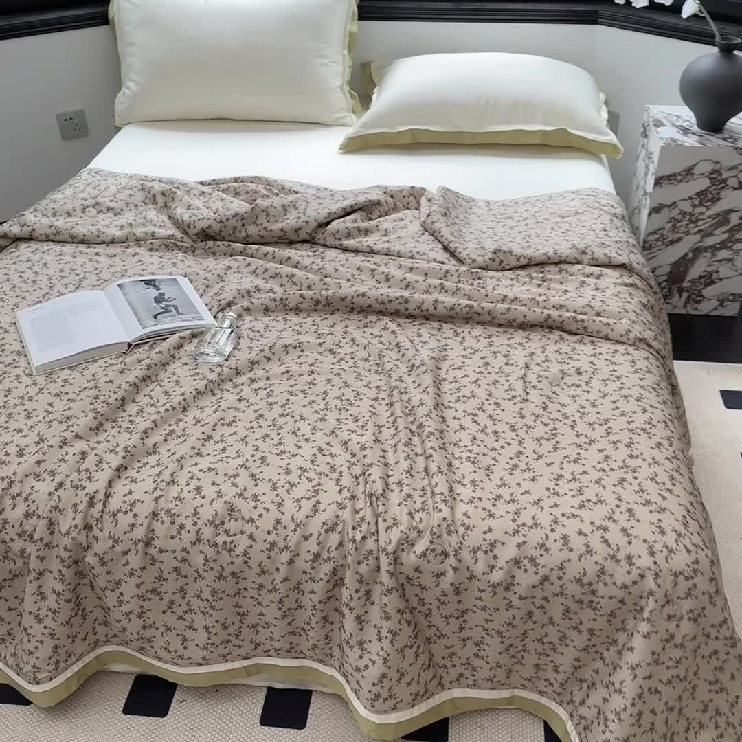 91家纺网 家纺一手货源 找家纺 汇庭 2023新款 雅丝系列夏被 佩特卡