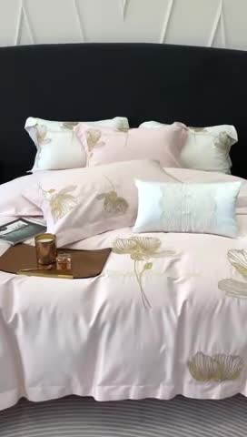 91家纺网 家纺一手货源 找家纺 （总）馨蕊2023春夏新品100支高定系列新品棉茱丽叶