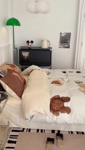 91家纺网 家纺一手货源 找家纺 昔可 2023新款大版全棉 早餐