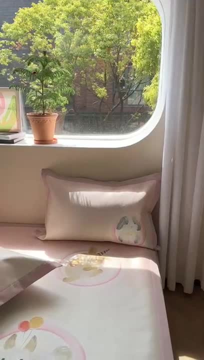 91家纺网 家纺一手货源 找家纺 时年 2023新款水洗冰丝凉席 小可爱