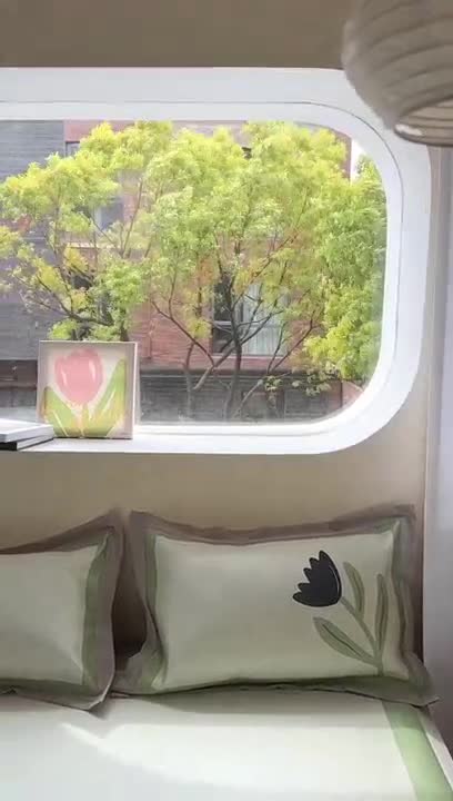 91家纺网 家纺一手货源 找家纺 时年 2023新款水洗冰丝凉席 花朵