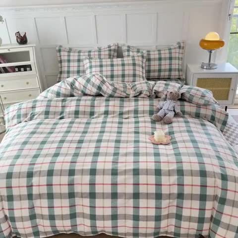 91家纺网 家纺一手货源 找家纺 帛织澜家纺 2025新款12868全棉喷气印花枕套 巴黎岛