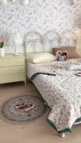 91家纺网 家纺一手货源 找家纺 （总）昔可 复古蕾丝花边针织夏被