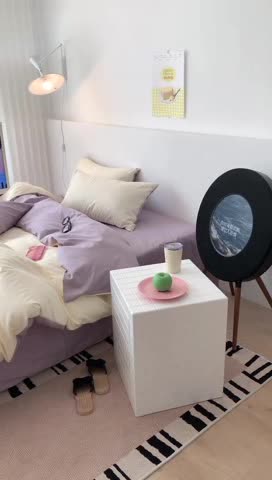 91家纺网 家纺一手货源 找家纺 昔可 纯色混搭拼色 米糯紫