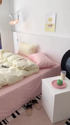 91家纺网 家纺一手货源 找家纺 昔可 纯色混搭拼色 奶香芝士