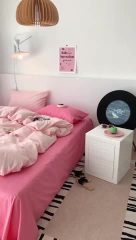 91家纺网 家纺一手货源 找家纺 昔可 纯色混搭拼色 少女粉黛