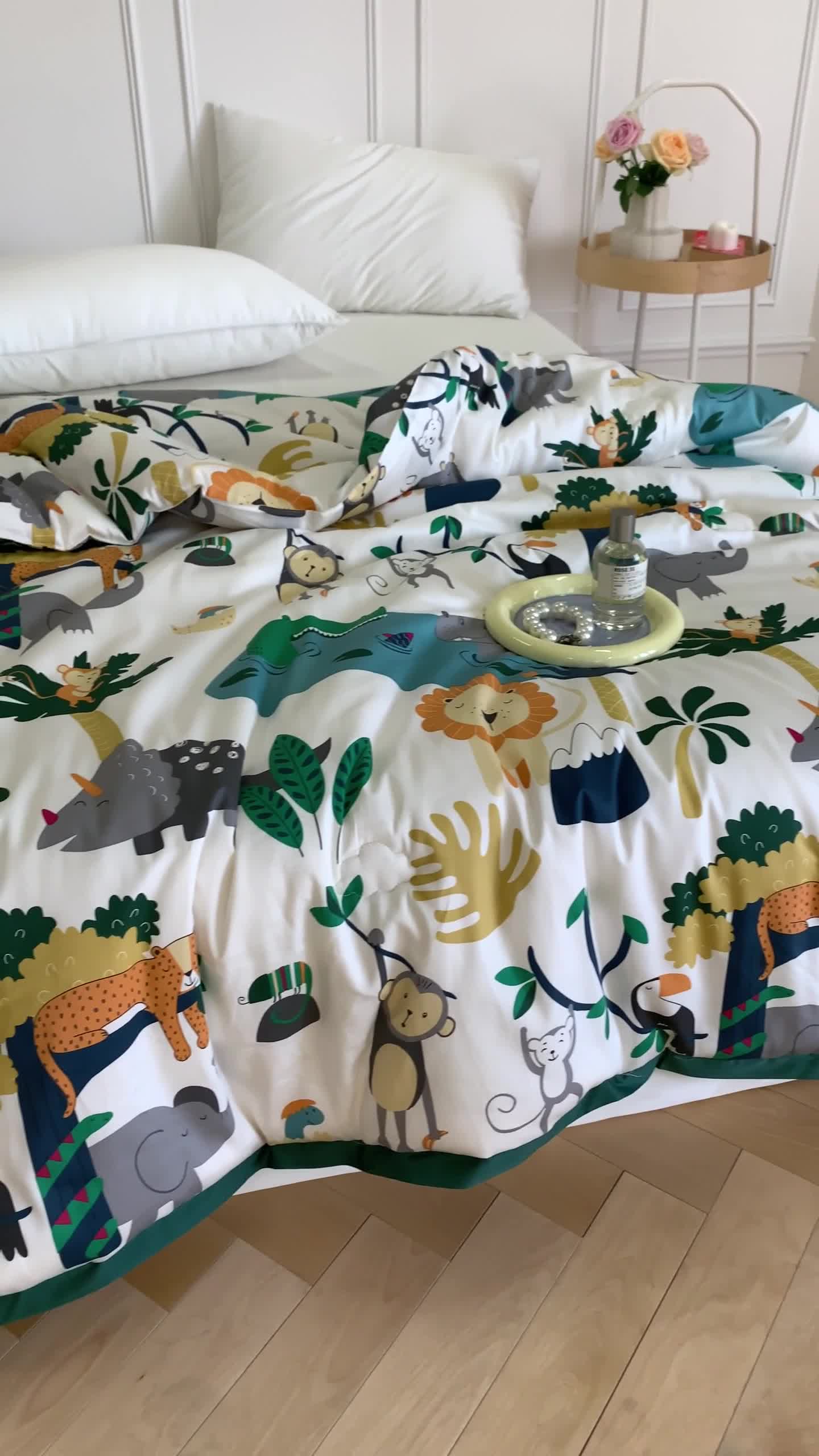 91家纺网 家纺一手货源 找家纺 （总）汇庭 2022新款60s数码印花春秋被