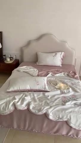 91家纺网 家纺一手货源 找家纺 （总）星野 2023新款 轻奢80S天丝夏被