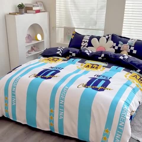 91家纺网 家纺一手货源 找家纺 乐居坊 2023新款芦荟棉四件套（5月份新花型） 王者荣耀