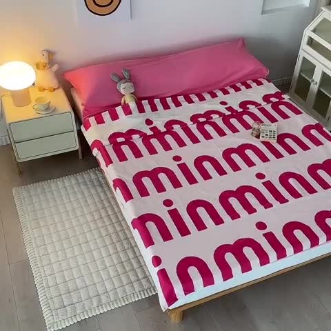 91家纺网 家纺一手货源 找家纺 怡家居 2023新款全棉印花隔脏旅行睡袋 MM小姐