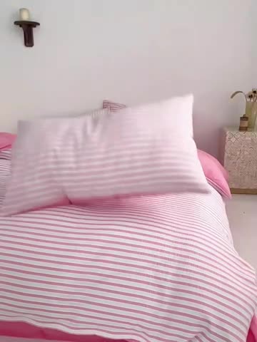 91家纺网 家纺一手货源 找家纺 安莱生活 2023新款 爆款水洗棉提花锦瑟基础款四件套 锦瑟基础款-桃红