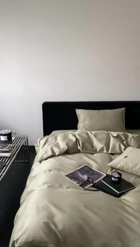 91家纺网 家纺一手货源 找家纺 （总）梦享生活家居 2023新款全棉100支贡缎提花系列四件套