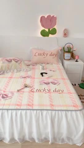 91家纺网 家纺一手货源 找家纺 （总）昔可 2023新款单层雪纺床裙花边款