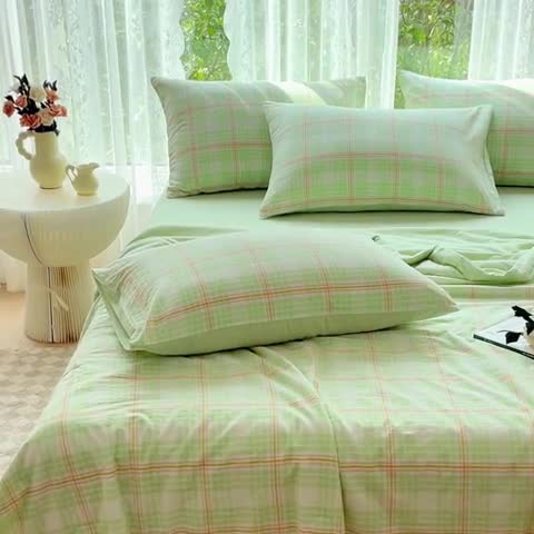 91家纺网 家纺一手货源 找家纺 千朵 2023新款水洗色织夏被