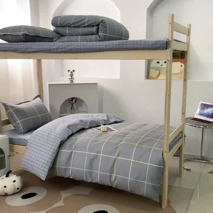 91家纺网 家纺一手货源 找家纺 晶缦家纺 2023新款全棉13372印花三件套 零度灰