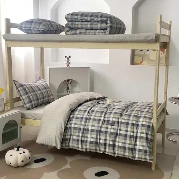 91家纺网 家纺一手货源 找家纺 晶缦家纺 2023新款全棉13372印花三件套 朗阁咖