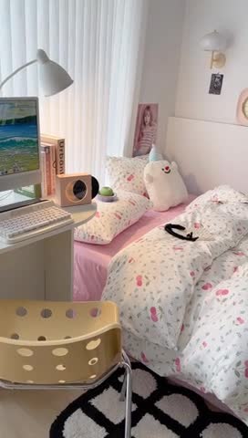 91家纺网 家纺一手货源 找家纺 昔可 2023新款全棉四件套-第五批 叶子樱桃