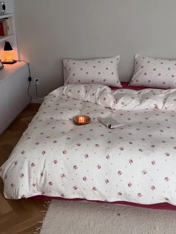 91家纺网 家纺一手货源 找家纺 爱丽丝 2023新款全活性印花全棉a类母婴级针织棉四件套 芭蕾舞曲