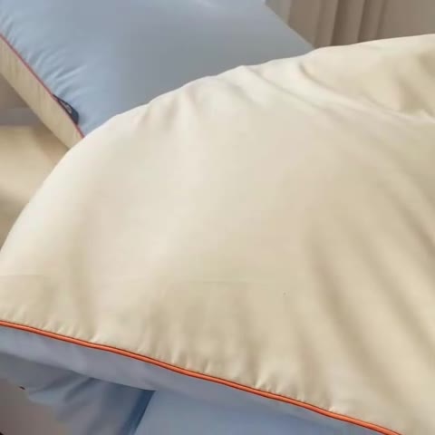 91家纺网 家纺一手货源 找家纺 （总）眠帛2023水洗棉麻绳滚边芝士系列学生三件套六简套A类