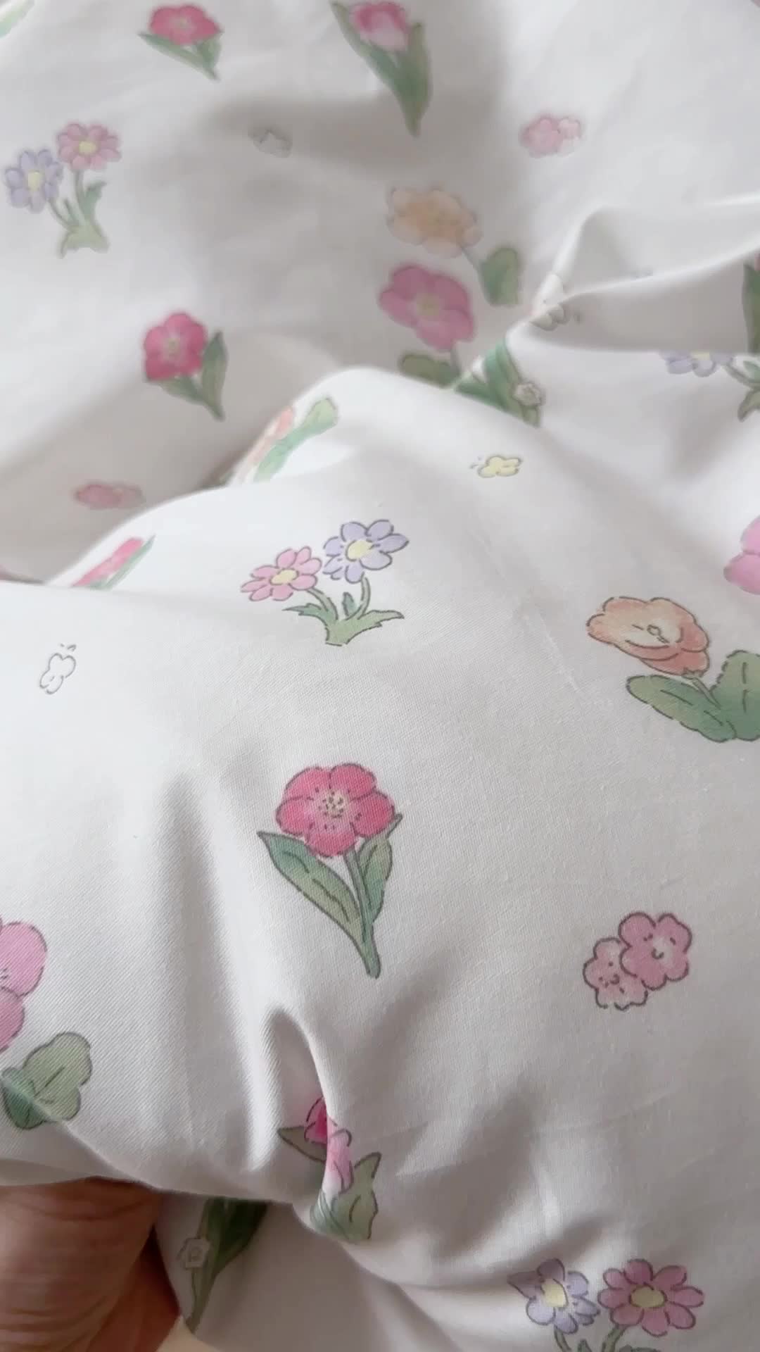 91家纺网 家纺一手货源 找家纺 昔可 2023新款学生季卡通普通款四件套 花蜜小兔