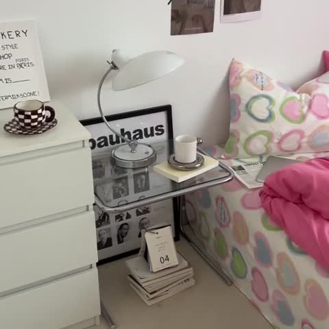 91家纺网 家纺一手货源 找家纺 直播热款A类水洗棉双层纱四件套纯色小碎花被套床笠三件套 树莓红+小幸运