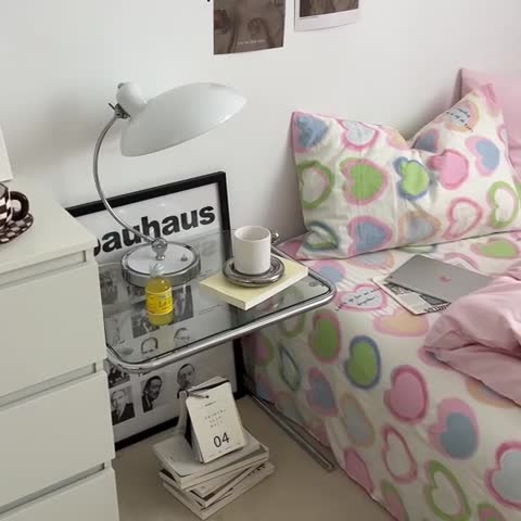 91家纺网 家纺一手货源 找家纺 直播热款A类水洗棉双层纱四件套纯色小碎花被套床笠三件套 奶粉+小幸运